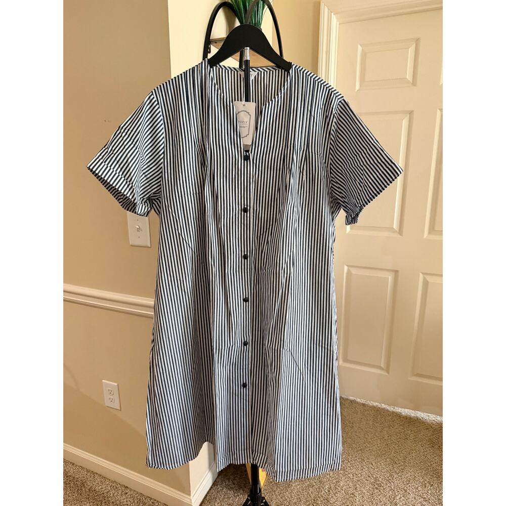 Yozly Striped Dress NWT Cotton Blend 2xl